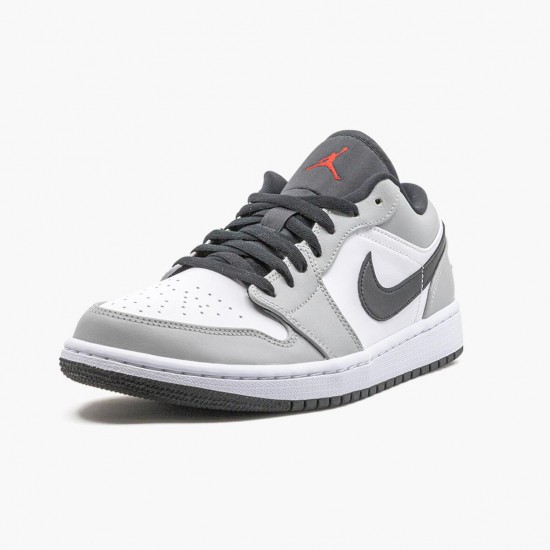 Nike Jordan 1 Retro Low Light Smoke Grey 553558-030 Joggesko