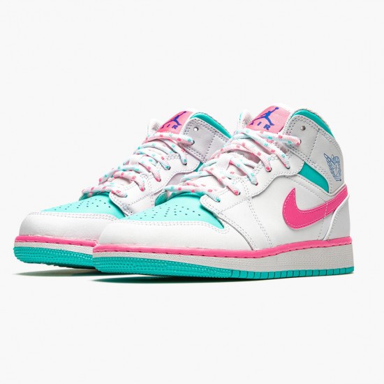 Nike Jordan 1 Mid Digital Pink 555112-102 Joggesko