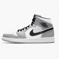 Nike Jordan 1 Mid Light Smoke Grey 554724-092 Joggesko