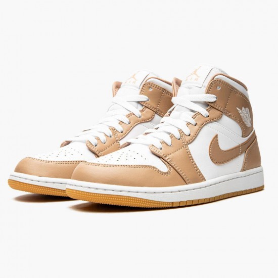 Nike Jordan 1 Mid Tan Gum 554724-271 Joggesko