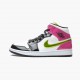 Nike Jordan 1 Mid White Black Cyber Pink CZ9834-100 Joggesko