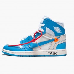 Nike Jordan 1 Retro High Off-White University Blue AQ0818-148 Joggesko