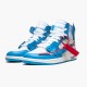 Nike Jordan 1 Retro High Off-White University Blue AQ0818-148 Joggesko