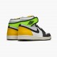 Nike Jordan 1 Retro High White Black Volt University Gold 555088-118 Joggesko