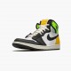 Nike Jordan 1 Retro High White Black Volt University Gold 555088-118 Joggesko