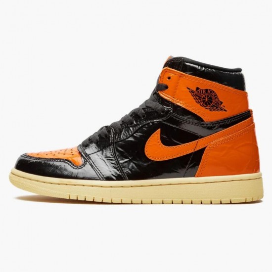 Nike Jordan 1 Retro Shattered Backboard BlackPale Vanilla Starfish 555088-028 Joggesko