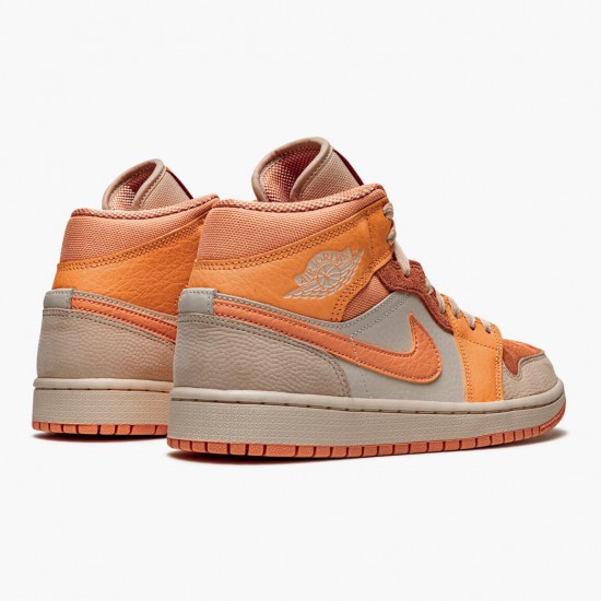 Nike Jordan 1 Mid Apricot Orange Apricot Agate Terra Blush DH4270-800 Joggesko