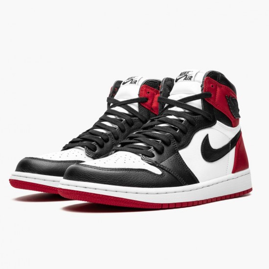 Nike Jordan 1 High OG Satin Black Toe CD0461-016 Joggesko