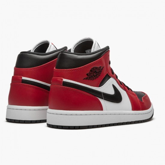 Nike Jordan 1 Mid Chicago Black Toe 554724-069 Joggesko