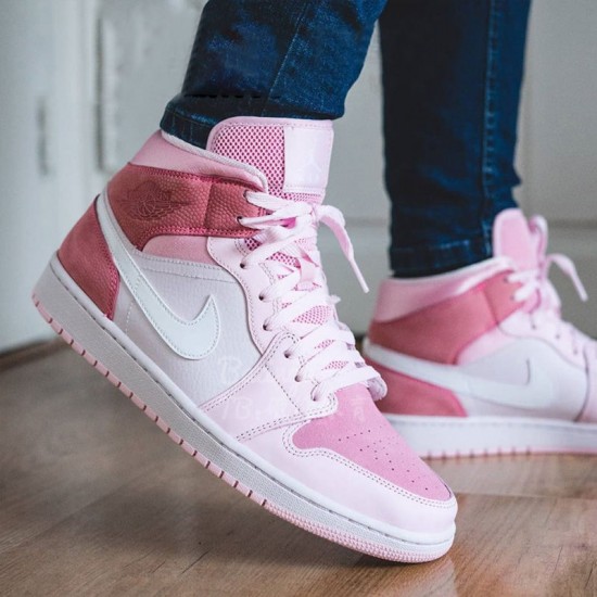 Nike Jordan 1 Mid Digital Pink CW5379-600 Joggesko