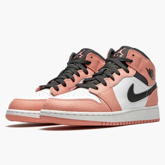 Nike Jordan 1 Mid Pink Quartz 555112-603 Joggesko