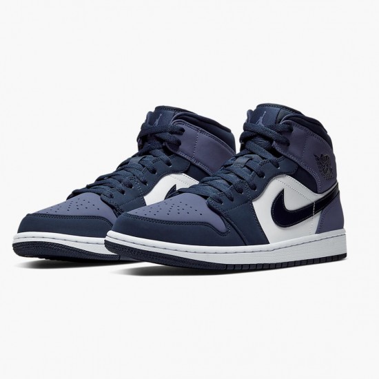 Nike Jordan 1 Mid Sanded Purple 554724-445 Joggesko