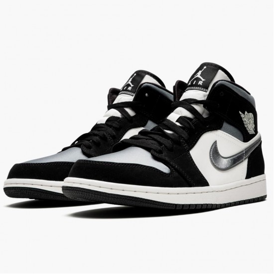 Nike Jordan 1 Mid Satin Grey 852542-011 Joggesko