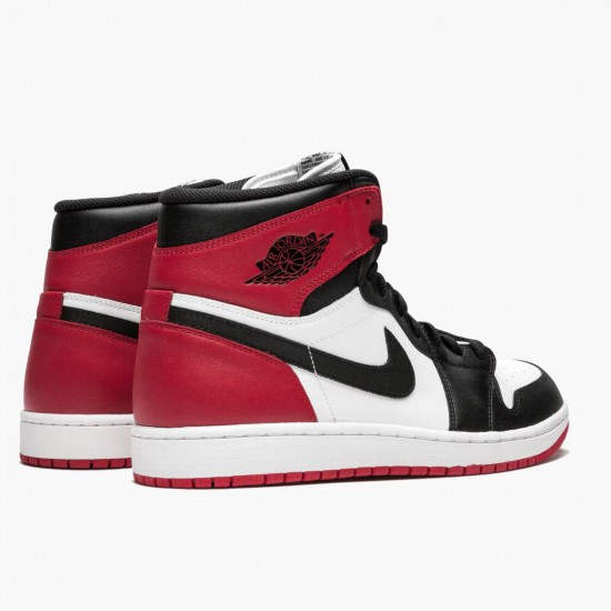 Nike Jordan 1 Retro High Black Toe 555088-184 Joggesko