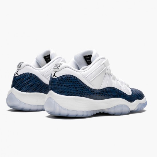 Nike Jordan 11 Low Navy Snakeskin CD6847-102 Joggesko