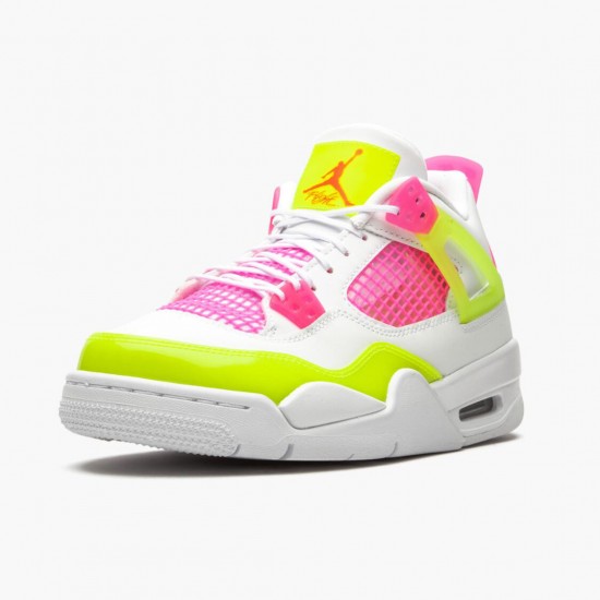 Nike Jordan 4 Retro White Lemon Pink CV7808-100 Joggesko