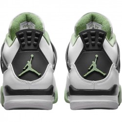 Nike Jordan 4 Retro White Oil Green Dark Ash AQ9129-103 Joggesko