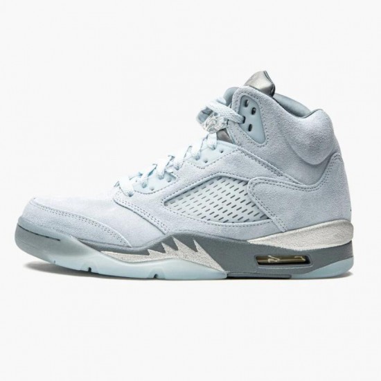 Nike Jordan 5 Retro Bluebird With Silver White DD9336-400 Joggesko