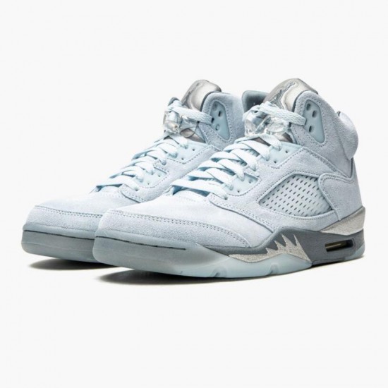 Nike Jordan 5 Retro Bluebird With Silver White DD9336-400 Joggesko