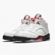 Nike Jordan 5 Retro Fire Red Silver Tongue DA1911-102 Joggesko