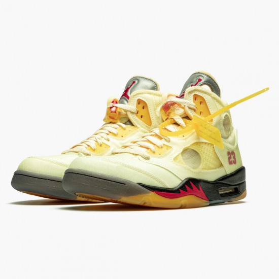 Nike Off-White x Air Jordan 5 Retro Sail DH8565-100 Joggesko