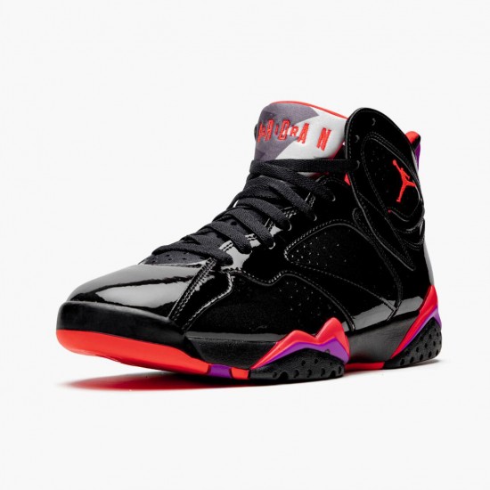 Nike Jordan 7 Retro Black Patent 313358-006 Joggesko