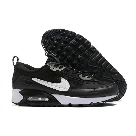 Herre Air Max 90 Futura Svart Hvit Joggesko