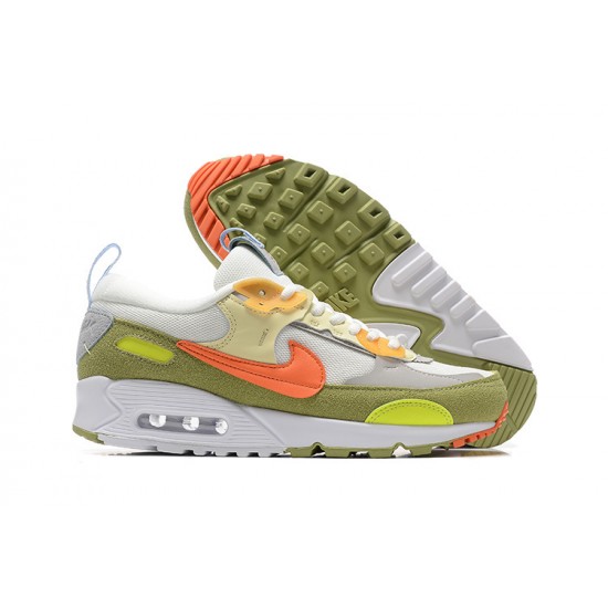 Herre Air Max 90 Futura Grønn Oransje Joggesko