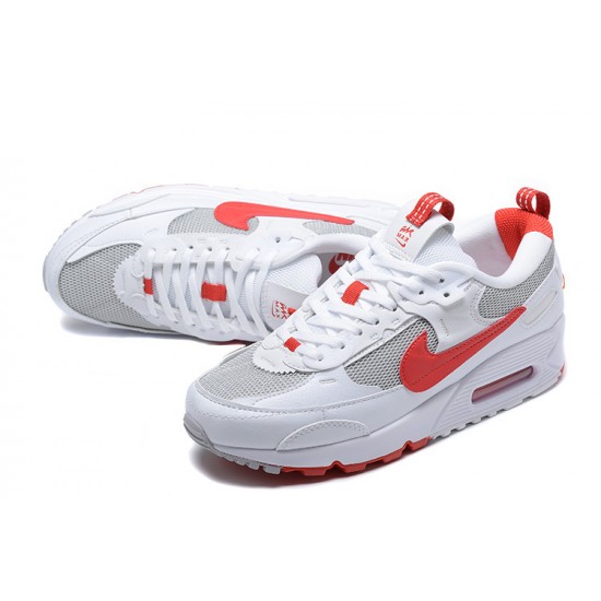 Herre Air Max 90 Futura Hvit Red FD9865-100 Joggesko