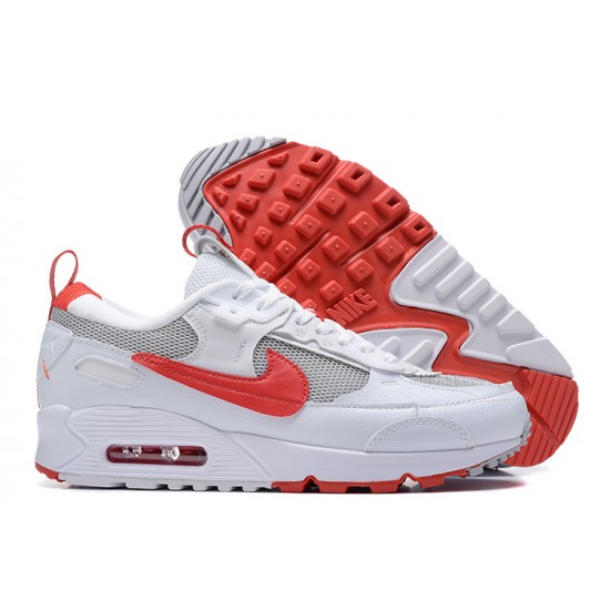 Herre Air Max 90 Futura Hvit Red FD9865-100 Joggesko