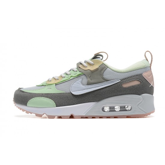 Dame/Herre Air Max 90 Futura Grå Grønn DM9922-001 Joggesko