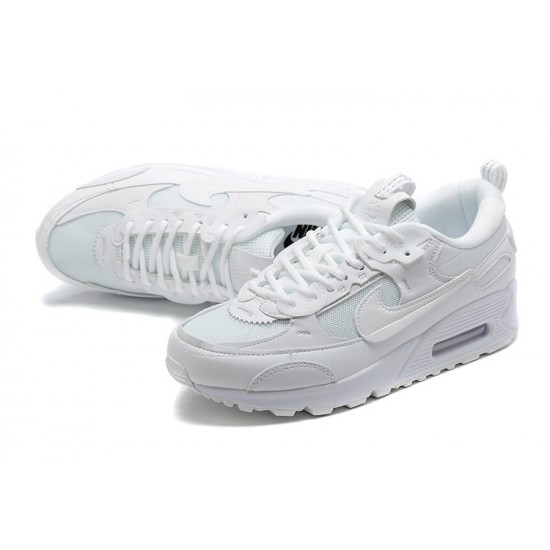 Dame/Herre Air Max 90 Futura Triple Hvit DM9922-101 Joggesko