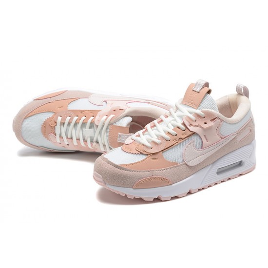 Dame Air Max 90 Futura Rosa Hvit DM9922-104 Joggesko