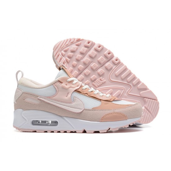 Dame Air Max 90 Futura Rosa Hvit DM9922-104 Joggesko