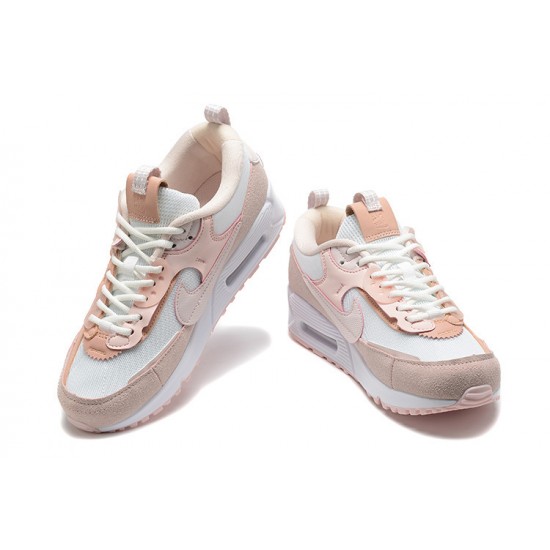 Dame Air Max 90 Futura Rosa Hvit DM9922-104 Joggesko