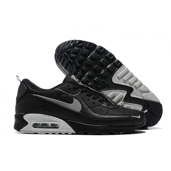 Herre Air Max 90 Svart Grå DH4619-100 Joggesko