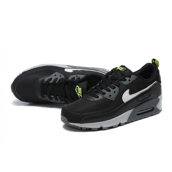 Herre Air Max 90 Svart Grå Hvit Joggesko