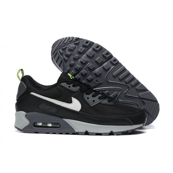 Herre Air Max 90 Svart Grå Hvit Joggesko