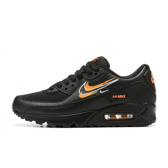 Herre Air Max 90 Svart Oransje DV7146-001 Joggesko