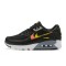 Herre Air Max 90 Svart Gul and Oransje Joggesko