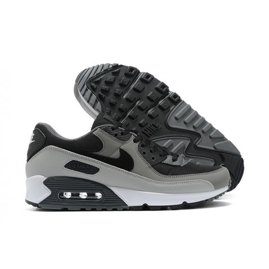 Herre Air Max 90 Svart and Grå Joggesko