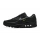 Herre Air Max 90 Svart and Gul Joggesko