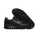 Herre Air Max 90 Svart and Gul Joggesko