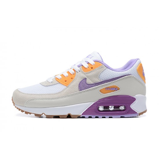 Herre Air Max 90 Lilla Hvit Joggesko