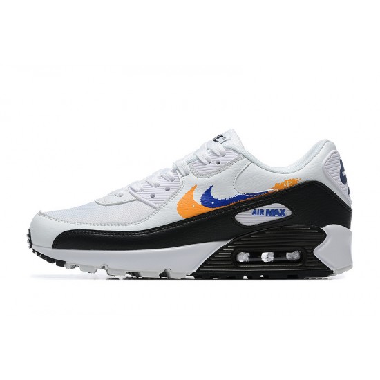 Herre Air Max 90 Hvit Svart FD0654-400 Joggesko