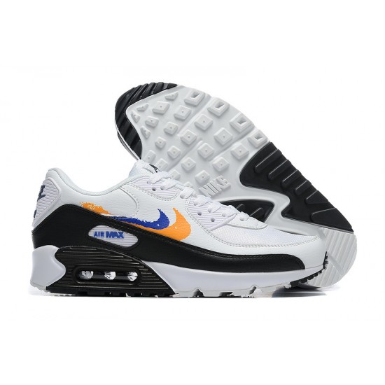 Herre Air Max 90 Hvit Svart FD0654-400 Joggesko