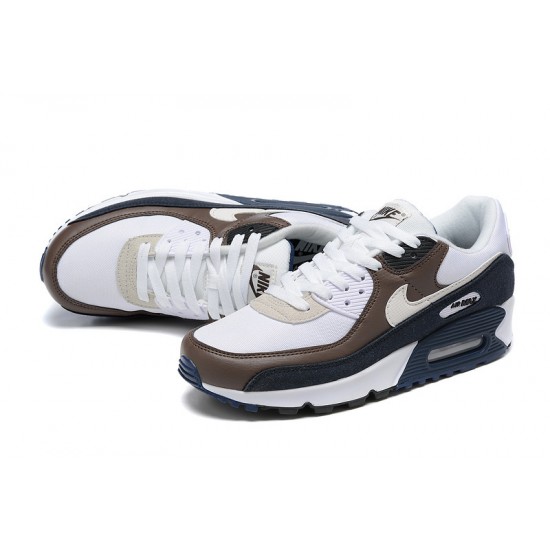 Herre Air Max 90 Hvit Brun DZ3522-002 Joggesko