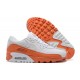 Herre Air Max 90 Hvit Oransje DM0958-100 Joggesko