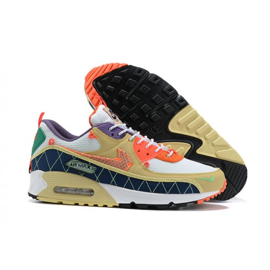 Herre Air Max 90 Gul Oransje CZ9078-784 Joggesko