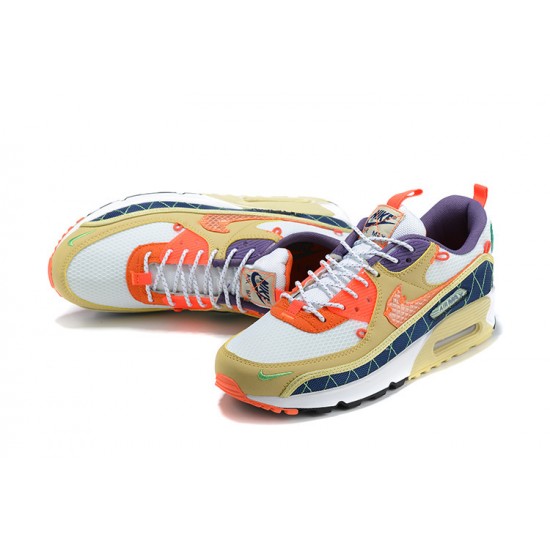 Herre Air Max 90 Gul Oransje CZ9078-784 Joggesko